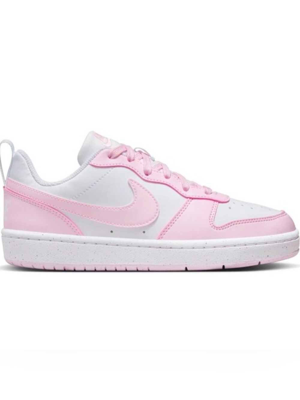 Nike Pink and White Low-Top Sneakers - Picture 3 of 5